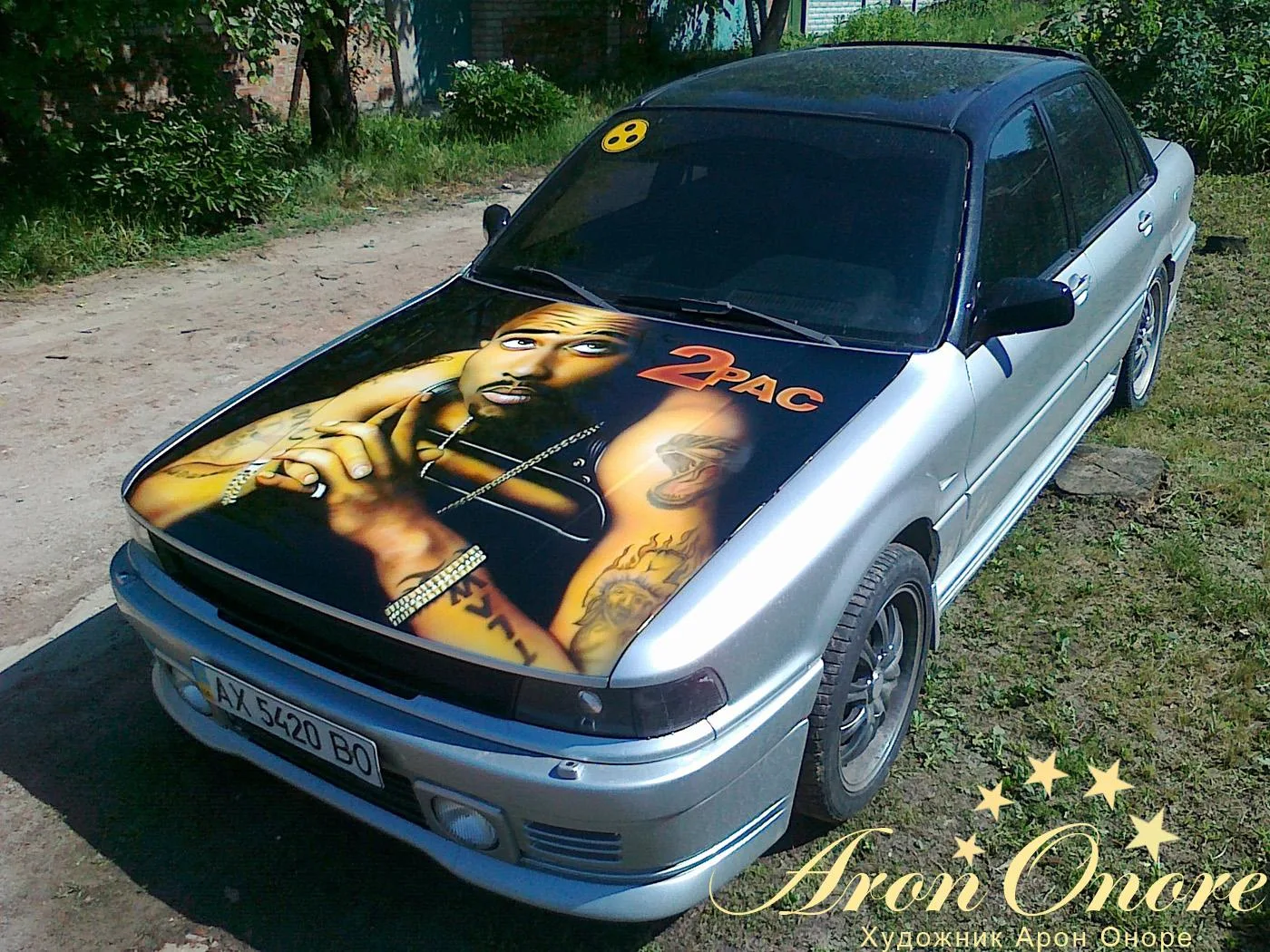 Аэрография на авто – рисунок 2 PAC